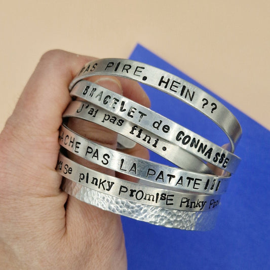 MARLEY aluminium| Estampage offert - LUNAËL HANDMADE