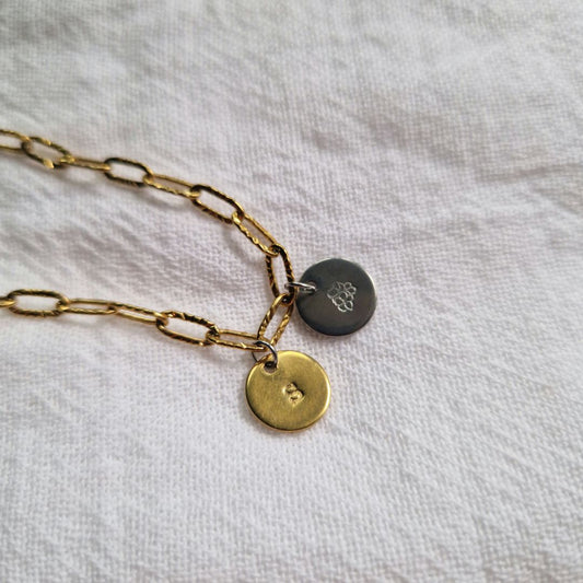 ROMÉO - Collier personnalisé à initiales